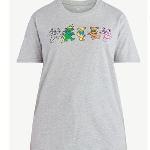 Women’s Grateful Dead Time & Tru Graphic T Shirt Top NWT